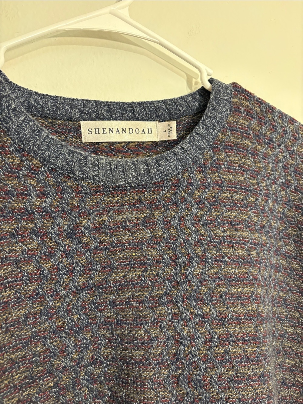 Shenandoah Men's Multicolor Heather Crewneck Sweater